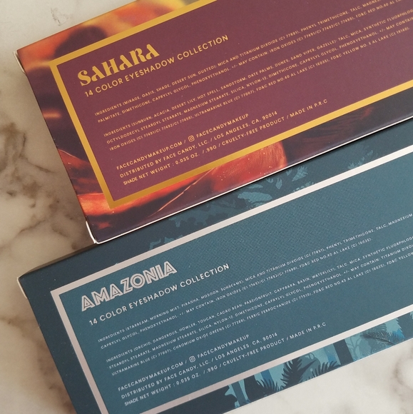 Sahara 15 Color Eyeshadow Collection BUNDLE Eyeshadows SAHARA & AMAZONIA